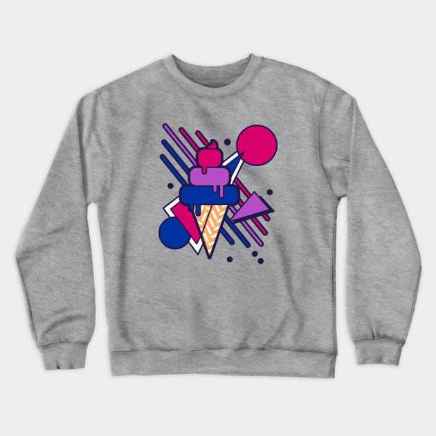 Sweet Pride - Bisexual Crewneck Sweatshirt by wanderingkotka